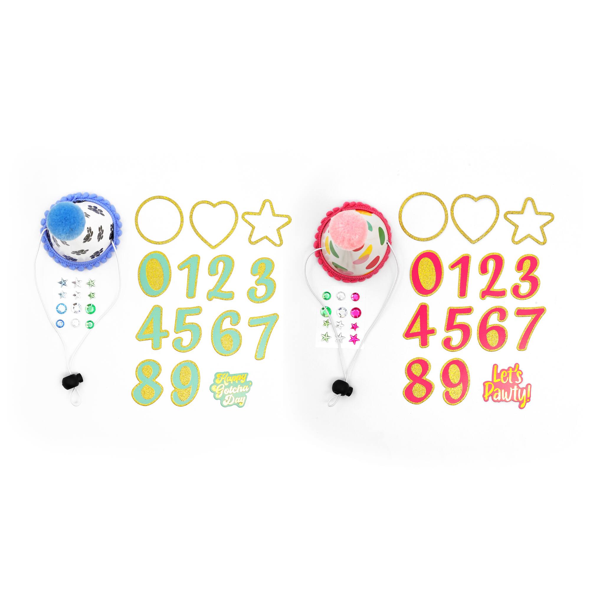 Assorted Large Pet Party Hat Set, 1pc. by Fab Finds
